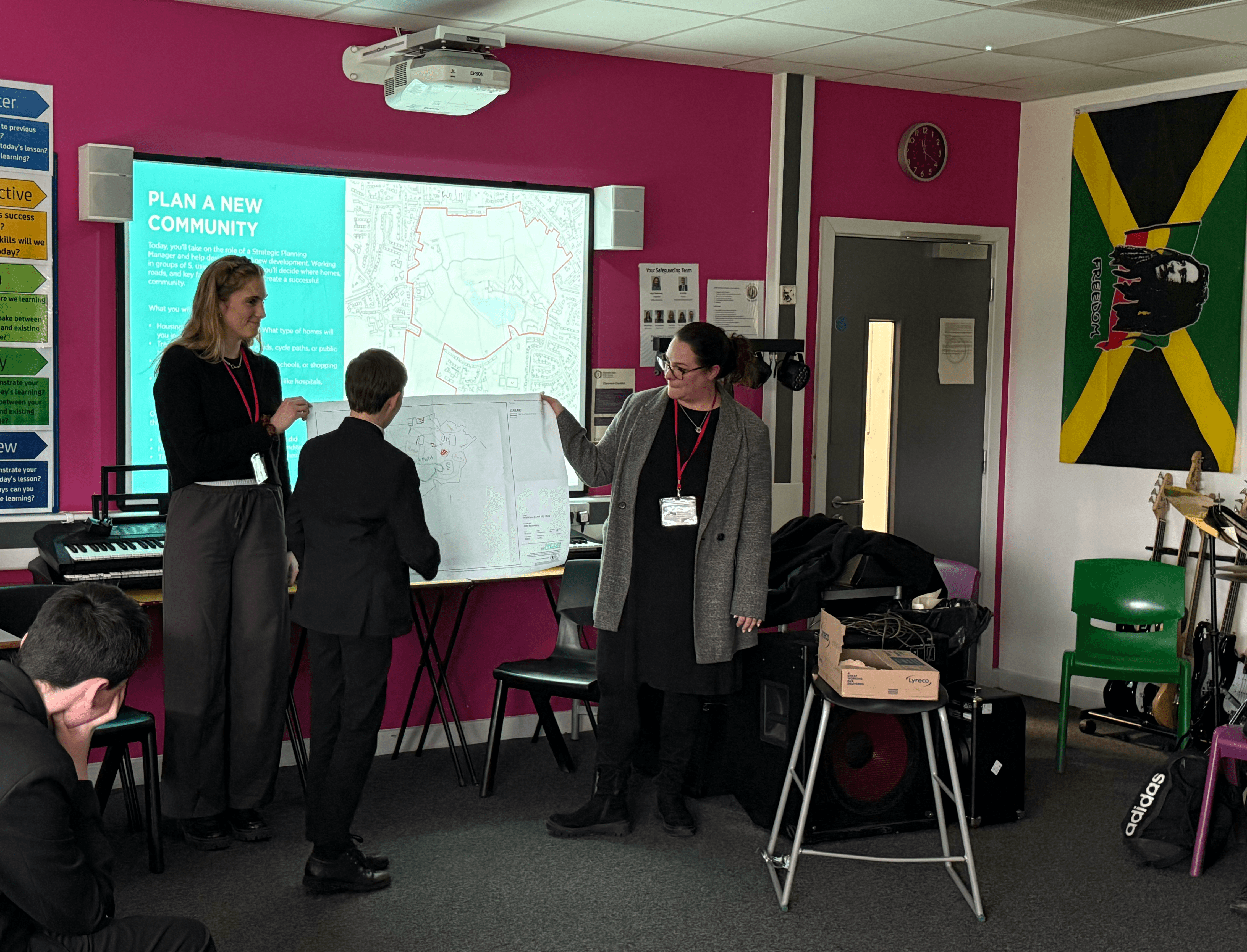 School Pupils Learn About Designing New Neighbourhoods